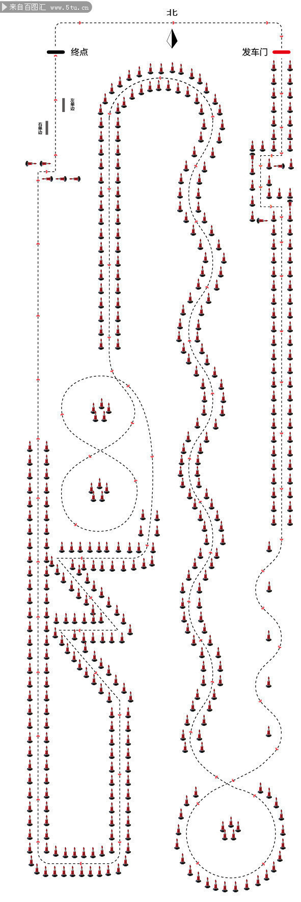 比赛赛道示意图图片