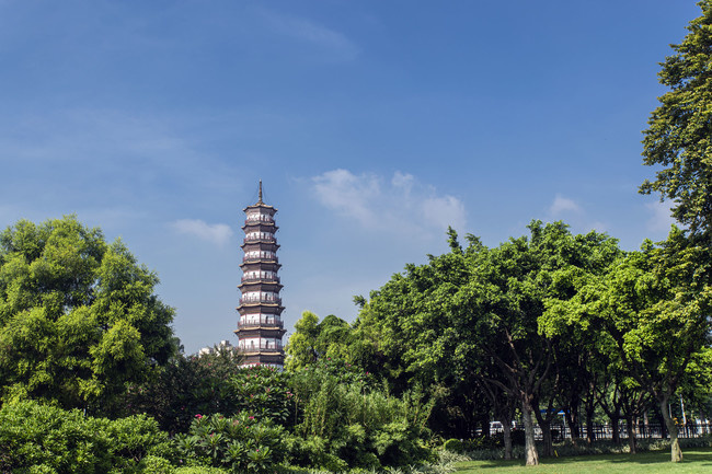 赤岗塔风景图片