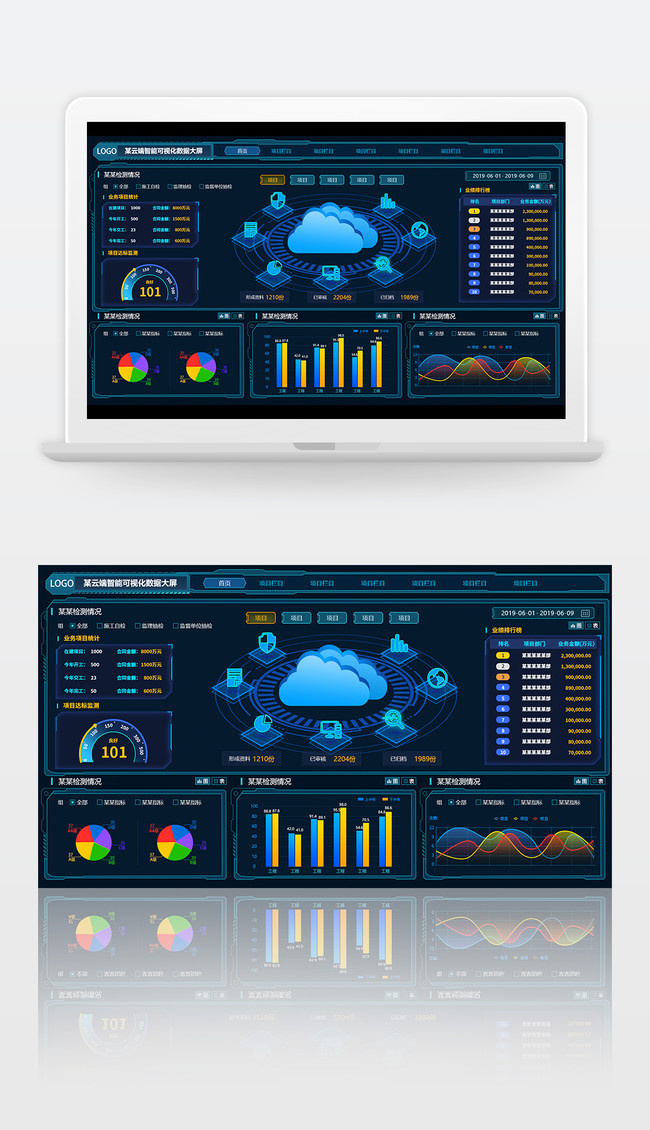 云端智能可视化数据大屏