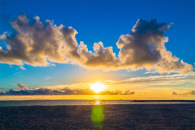 唯美夕阳风景高清图片素材