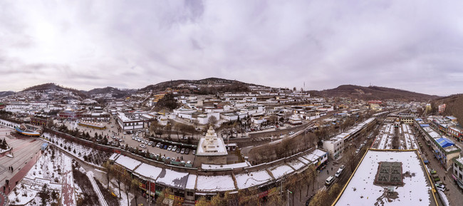 塔尔寺风光全景大图