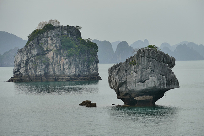 越南下龙湾风景高清图