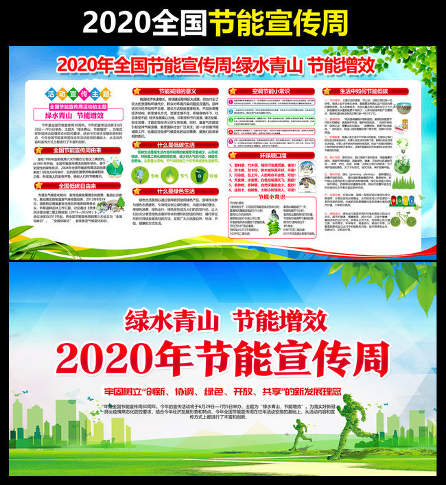 2020年节能宣传周展板下载