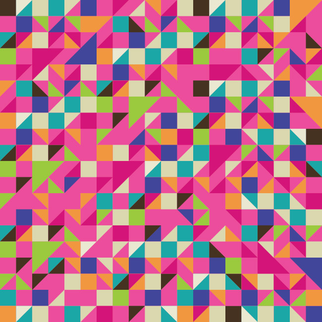 矢量方块抽象背景