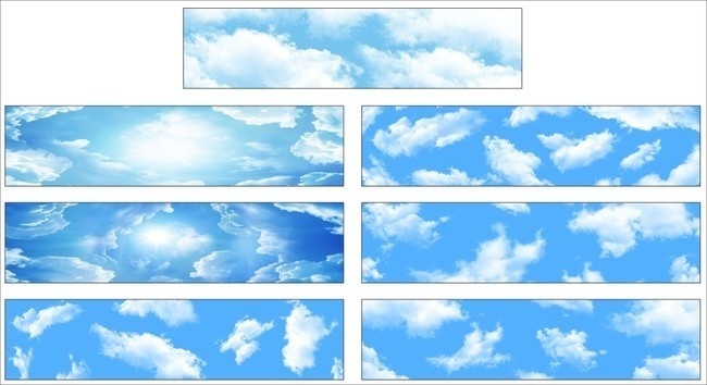 天空横幅背景图片素材