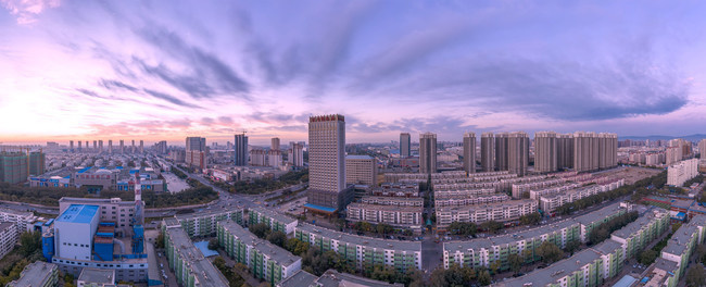 银川兴庆区全景图片