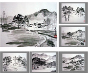 山水风景图片 中国水墨画