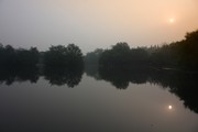 朝阳风景摄影 小河图片