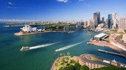悉尼海湾城市风景 