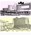 城市素描图片 城市风景剪影