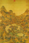 立轴山水画图片 中国传统绘画