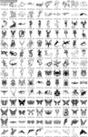 300款动物图案 动物图腾矢量图