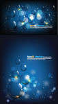 蓝色水滴背景图片 抽象素材下载