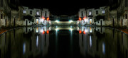 龍門古鎮夜景圖片