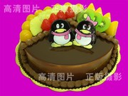 素材 蛋糕/水果巧克力蛋糕可爱QQ蛋糕图...