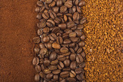 咖啡豆元素背景图片
