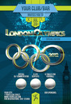 国外奥运会海报设计 金色五环