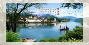 江南湖泊风景装饰画