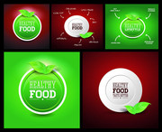 绿色食品标签素材 
