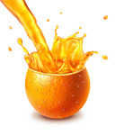 创意橙汁图片素材