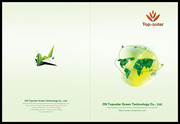 低碳环保宣传册封面模板