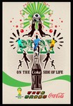 可口可乐世界杯海报模板