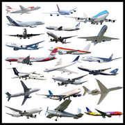 十几款航空飞机图片下载