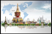 曼谷佛像地标建筑图片