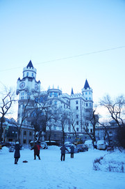 哈尔滨冬天风景图片