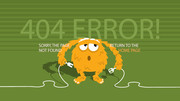 创意卡通404错误页面模板