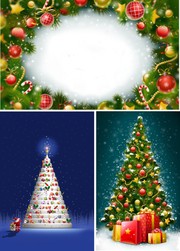 3张圣诞树素材下载