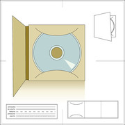CD包装盒平面图