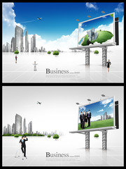 企業文化海報背景素材
