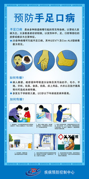 预防手口足展板图片