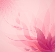 粉色抽象花卉背景