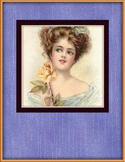 古典美女油画装饰画