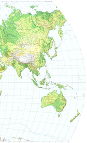亞洲衛星遙感地圖