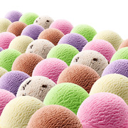 彩色冰淇淋球图片