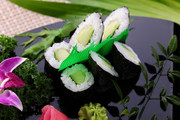 鮪魚壽司攝影圖片