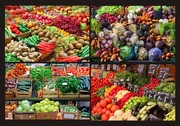 蔬菜水果摊摄影图片