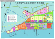 上海化学工业区规划总图图片