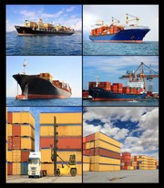 船舶集装箱摄影图片