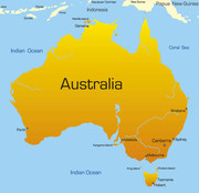 澳大利亚地图板块