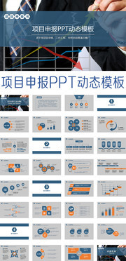 項目申報PPT設計模板