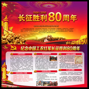 中国工农红军长征胜利80周年宣传图