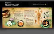 中国养生保健宣传栏