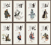 中国风传统文化挂图设计素材