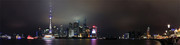 上海黄浦江建筑夜景图片素材