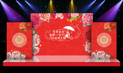 中式舞台背景图片素材