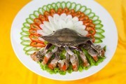 羊口咸梭蟹 螃蟹美食图片